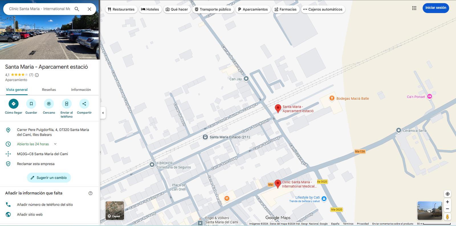 Parking estacion